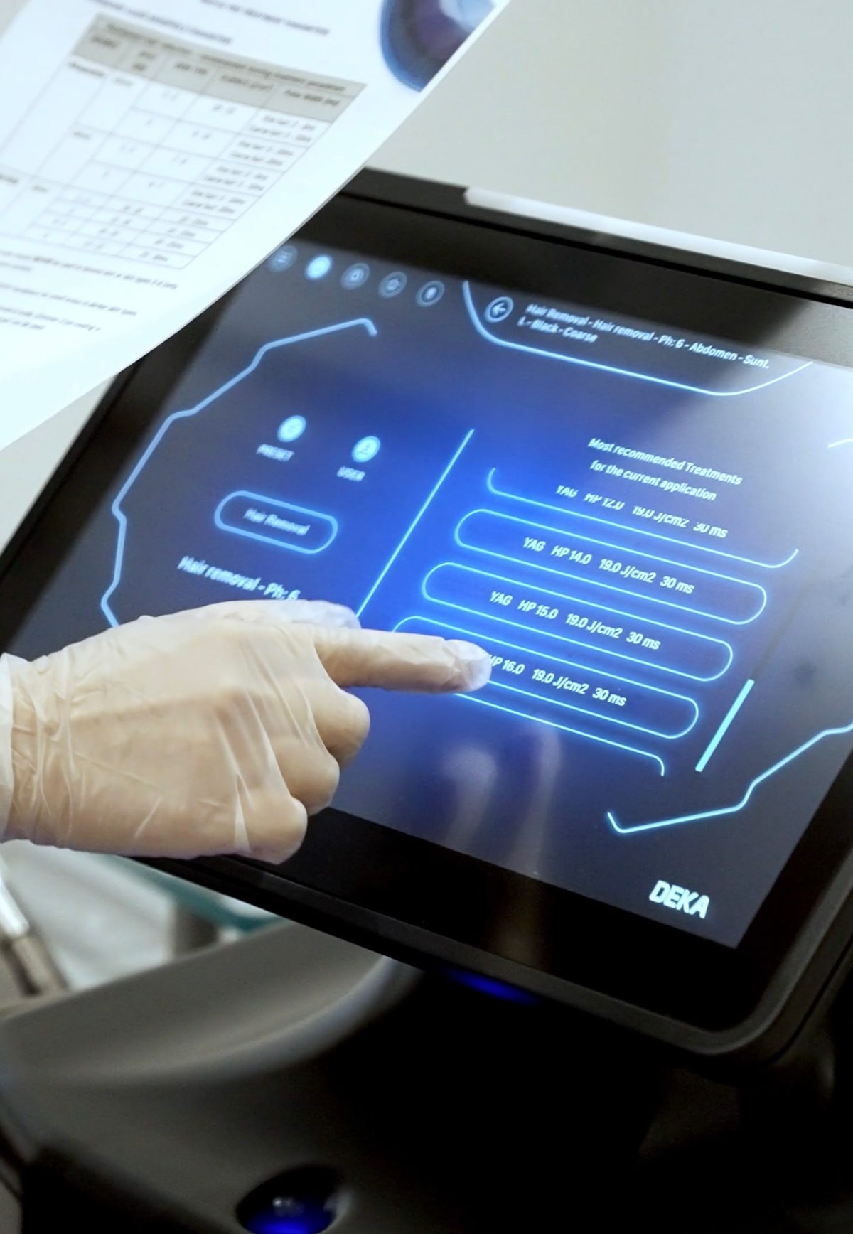 Our Technology - Motus PRO technology screen